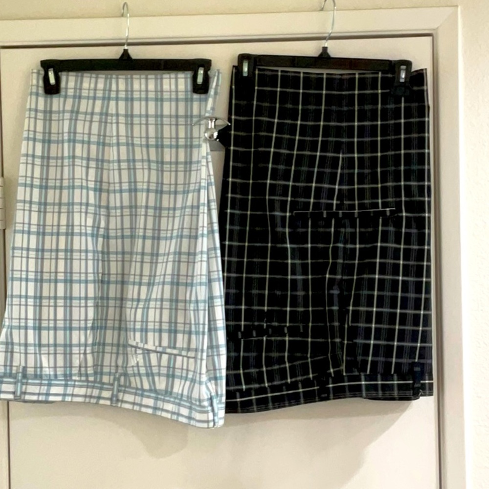 2 pairs of Adidas 38” golf shorts